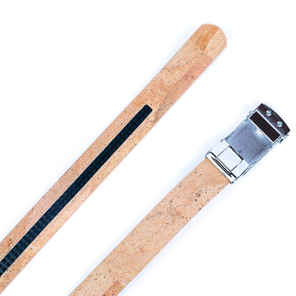 Cinto de Cortiça sem Furos MB Cork L-878-A para Homem – Natural
