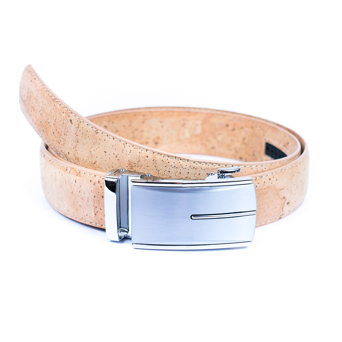 Cinto de Cortiça sem Furos MB Cork L-878-A para Homem – Natural