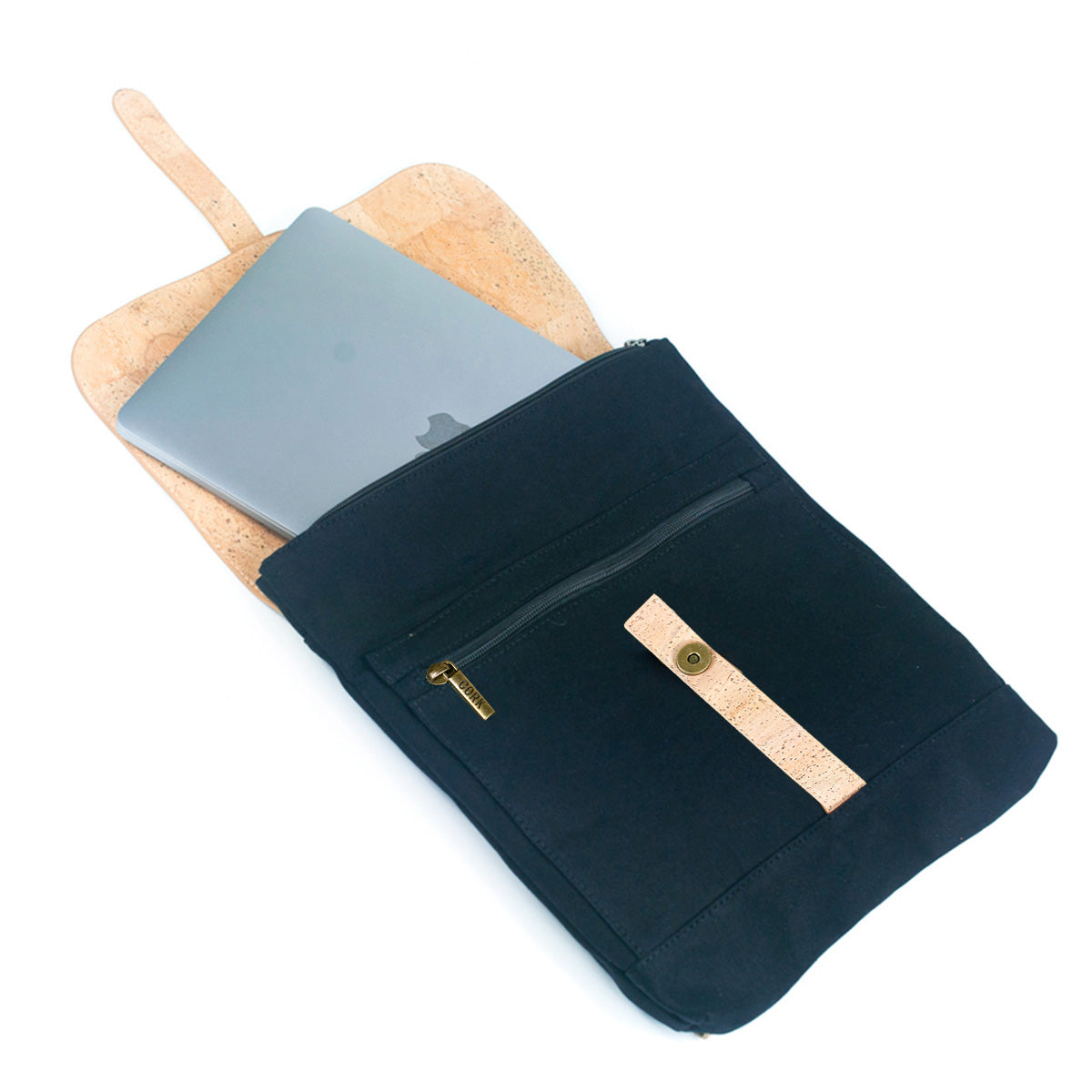 Mochila para Portátil de Cortiça e Lona MB Cork BAG-2287 – até 15"