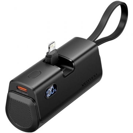 Powerbank VENTION 4800mAh Lightning 22.5W / Preto