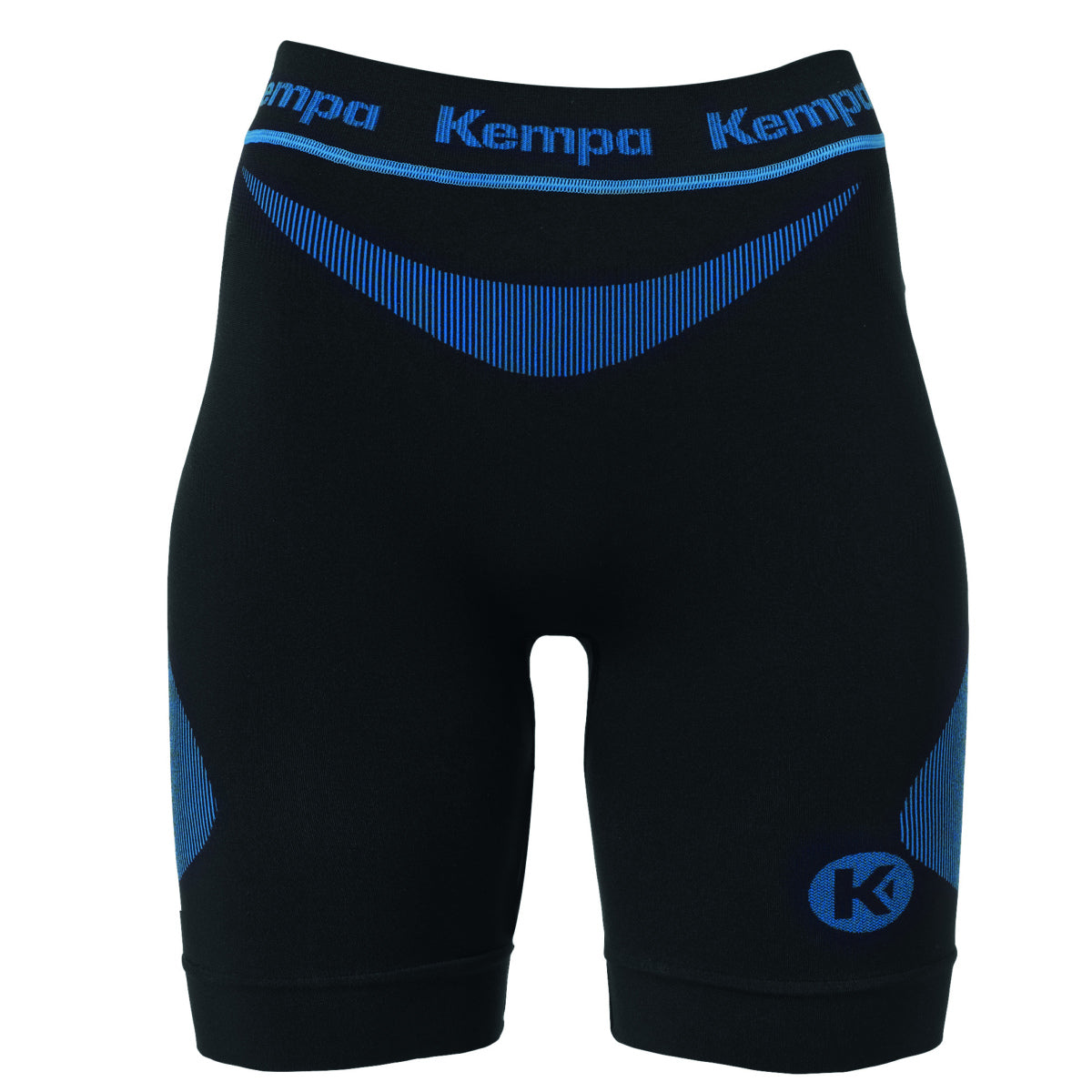 Calções Térmicos Kempa Attitude Pro para Mulher – Preto e Azul