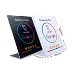 Placa NFC para Avaliações no Google, para Balcão ou Mesa