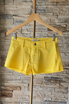 Calções Curtos de Ganga – Amarelo