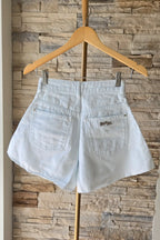 Calções Curtos de Ganga – Branco