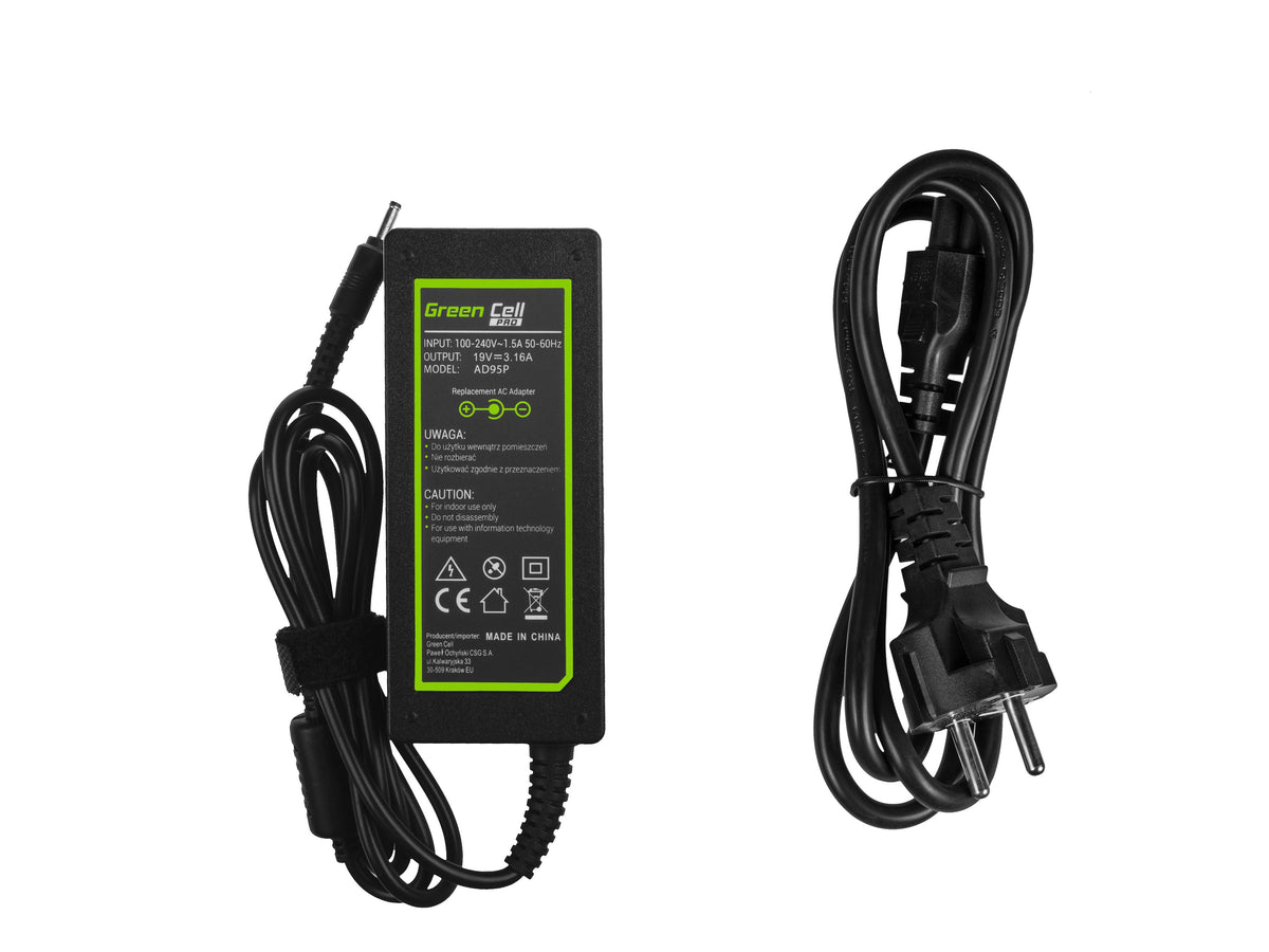 Carregador Samsung NP730U3E ATIV Book 5 NP530U4E ATIV Bo 19V 3.16A 60W AD95P