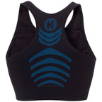 Top Desportivo Kempa Attitude Pro para Mulher – Preto e Azul