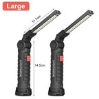 Luz de Trabalho COB Dobrável, com Íman e Gancho, Recarregável