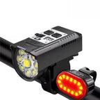 Luz de Bicicleta LED Recarregável com Powerbank