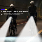 Luz de Bicicleta LED Recarregável com Powerbank