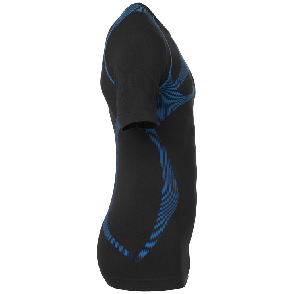 T-shirt Térmica Kempa Attitude Pro – Preto e Azul