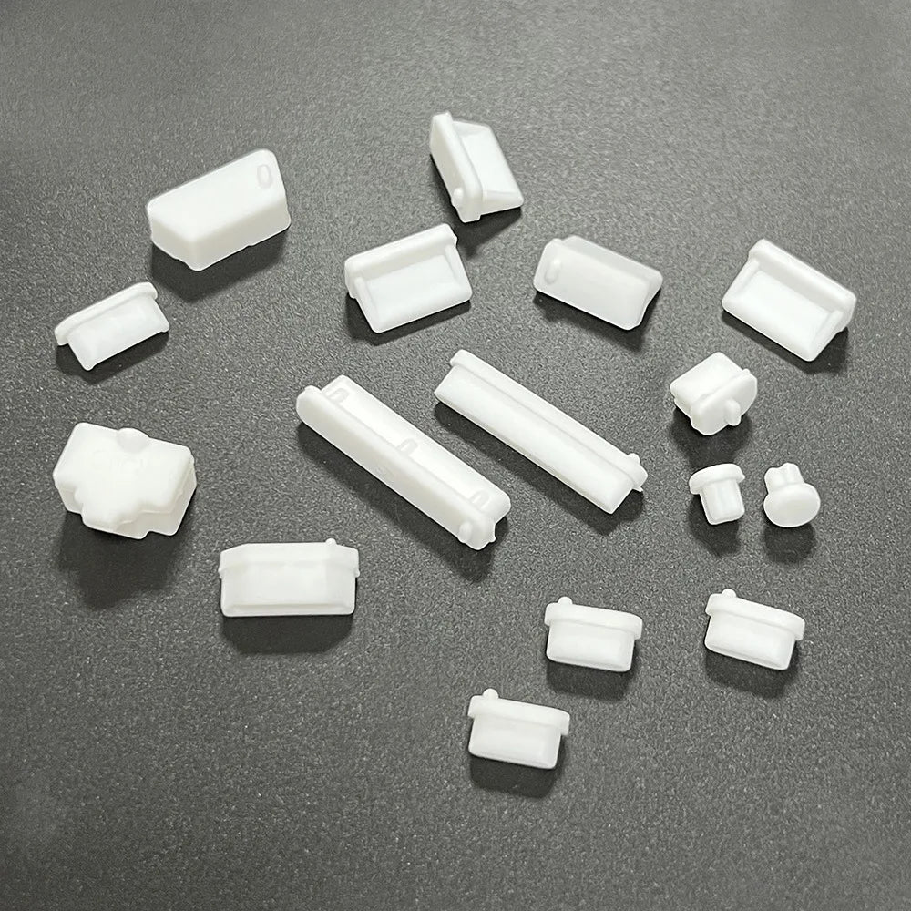 Tampas Anti-Pó em Silicone para Portas do Portátil, 16 Peças