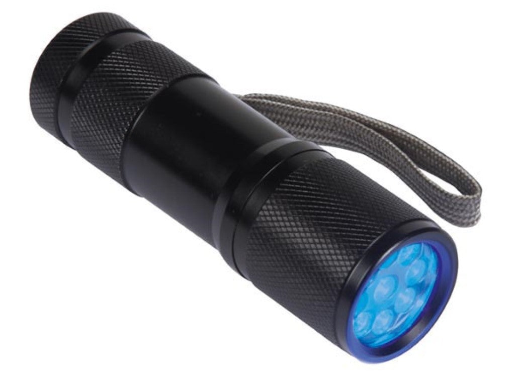 Perel Lanterna Alumínio 9 LEDs UV EFL41UV