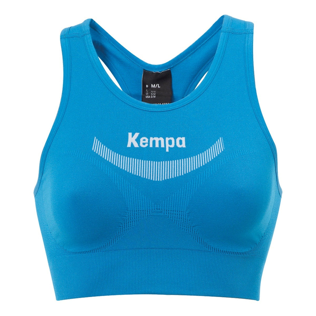Top Desportivo Kempa Attitude Pro para Mulher – Azul-celeste