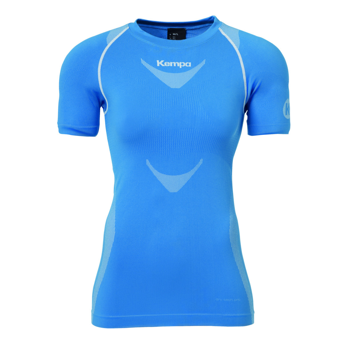 T-shirt Térmica Kempa Attitude Pro para Mulher – Azul-celeste