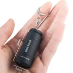 Mini Lanterna Porta-Chaves Recarregável por USB
