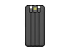 Powerbank Techancy TF2782 10 000 mAh 22,5 W com Cabos Integrados – Preto