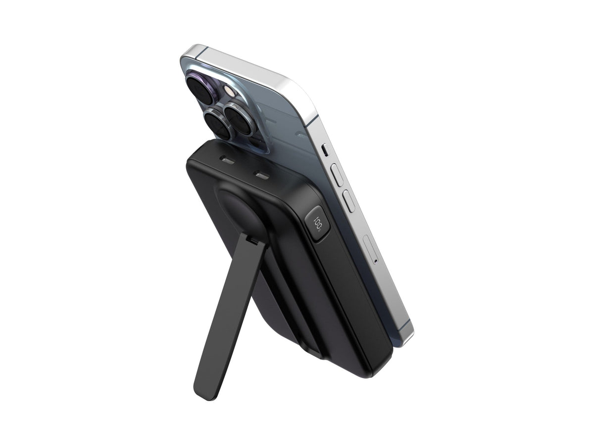 Powerbank Magnético Techancy TF2786 10 000 mAh com Suporte – Preto