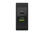 Carregador Universal Green Cell CHAR10 45W USB-C + USB-A QC3.0 Preto