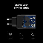 Carregador Universal Green Cell GC ChargeSource3 3x USB 30W, Carregamento Rápido Ultra Charge