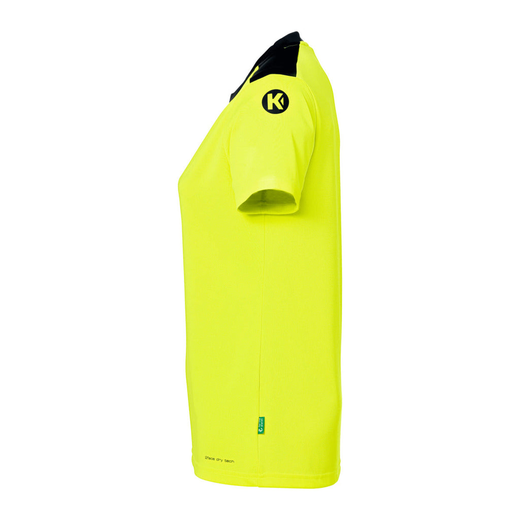 T-shirt Kempa Emotion 27 para Mulher – Amarelo-fluorescente