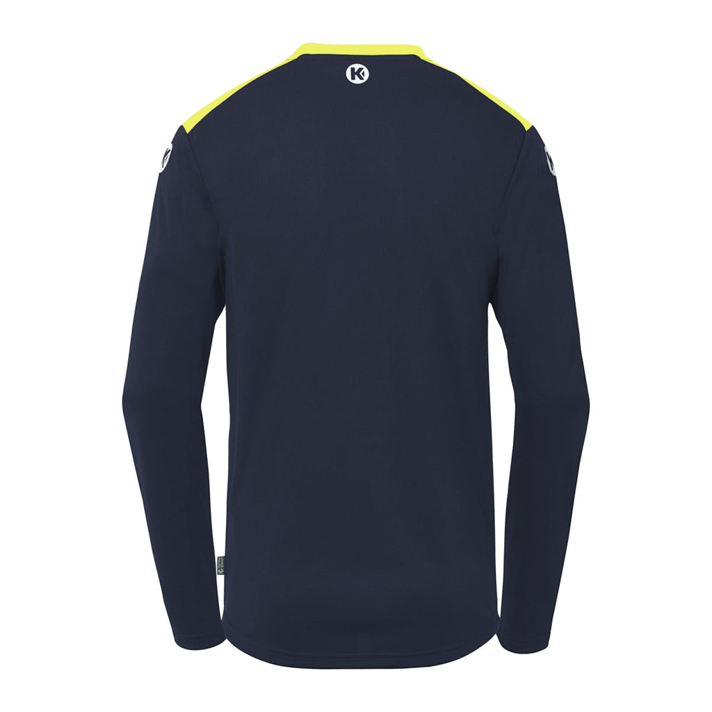 Camisola de Manga Comprida Kempa Emotion 27 – Azul-marinho e Amarelo