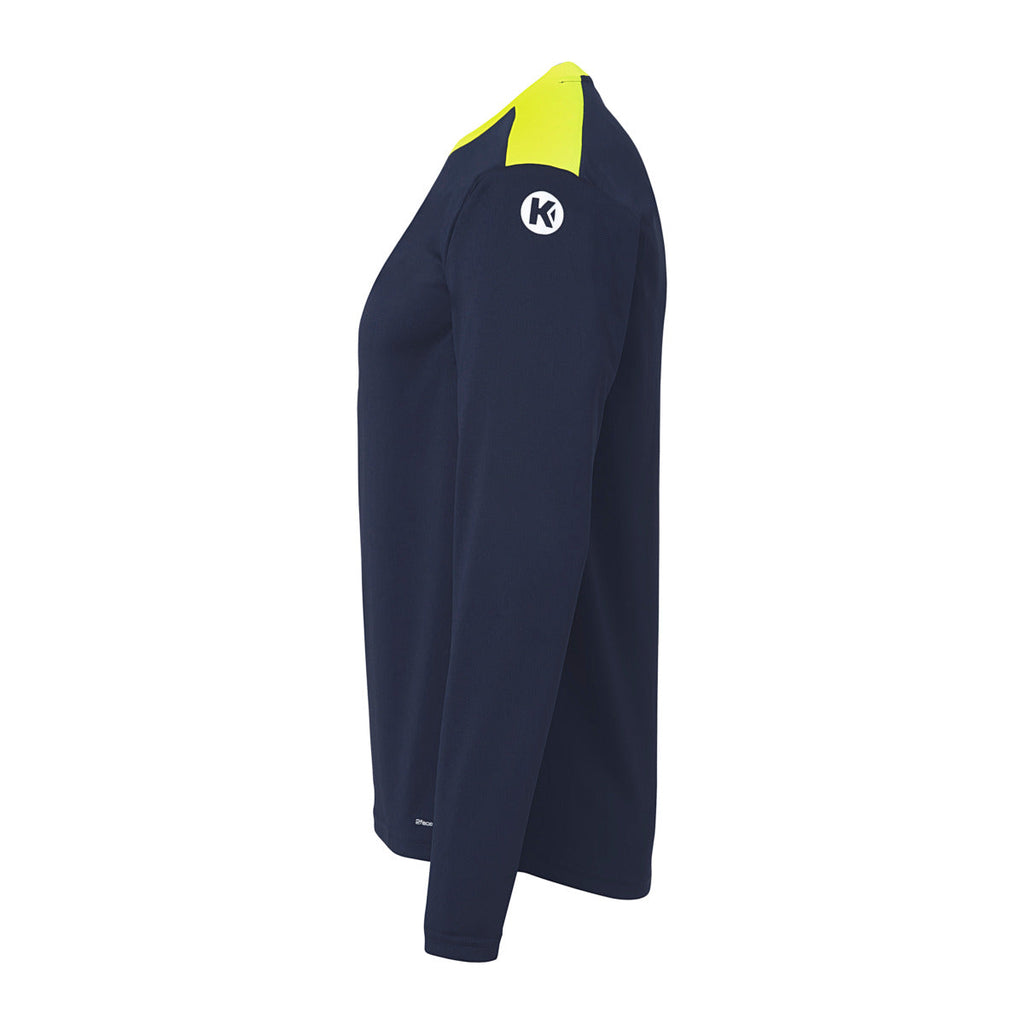 Camisola de Manga Comprida Kempa Emotion 27 – Azul-marinho e Amarelo
