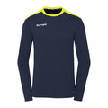 Camisola de Manga Comprida Kempa Emotion 27 – Azul-marinho e Amarelo