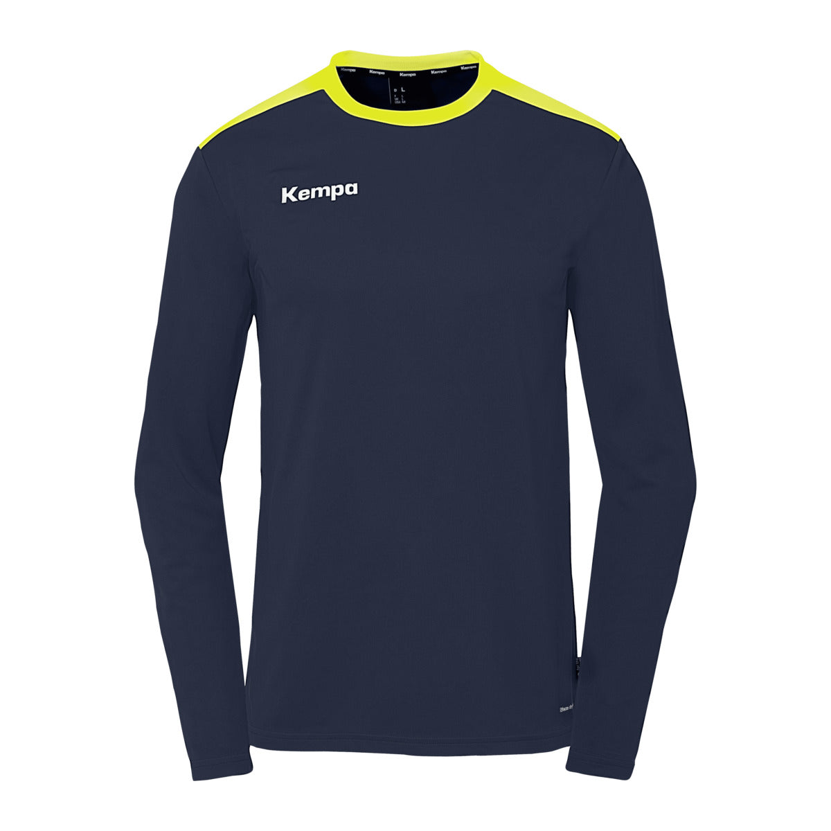 Camisola de Manga Comprida Kempa Emotion 27 – Azul-marinho e Amarelo
