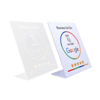 Placa NFC para Avaliações no Google, para Balcão ou Mesa