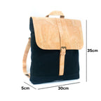 Mochila para Portátil de Cortiça e Lona MB Cork BAG-2287 – até 15"